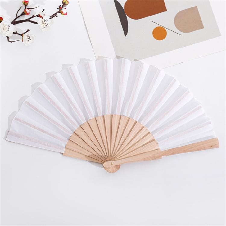 Elegant Foldable Fan With Single Color Silk Cover Practical Craftsmanship Perfect For Important Gatherings