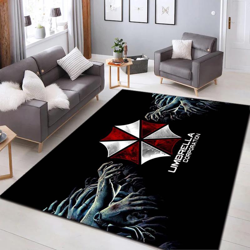 Sci-Fi game Resident Evil, Umbrella Corporation, soft carpet, home living room, office chair pad, door mat, door mat carpet U5
