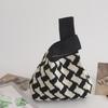 Women's Knitted Tote: Stylish Bucket & Woven Handbag – Perfect Gift for Girls