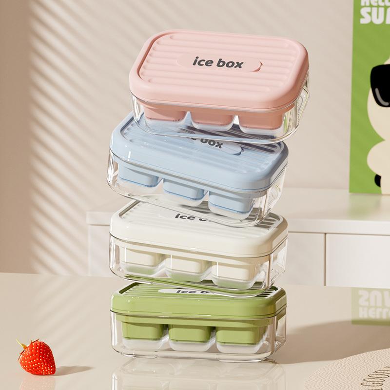 Food-grade Large-capacity Covered Ice Cube Mould for Home Use