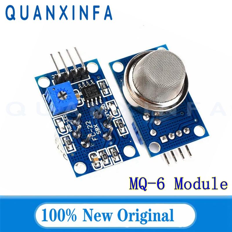 2 STUKS MQ-2 MQ-3 MQ-4 MQ-5 MQ-6 MQ-7 MQ-8 MQ-9 MQ-135 Sensor Module Detecteert Rook methaan vloeibaar gas sensor module Arduino DIY