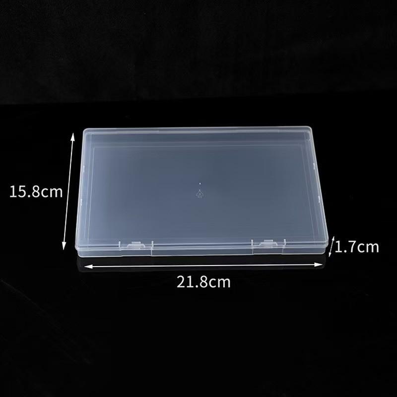 Large Transparent A4 Document Storage Box for Home or Office
