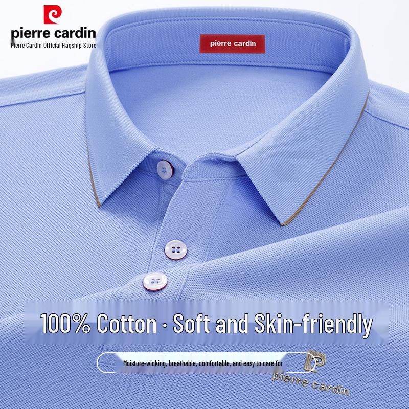 Pierre Cardin Men's 100% Cotton Short Sleeve Polo Shirt