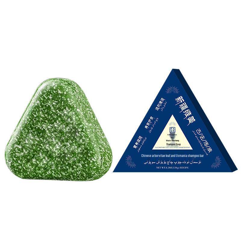 

Xinjiang Herbal He Shou Wu Cypress Shampoo Soap - Oil Control & Volume Boost