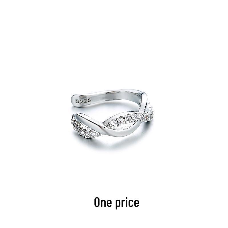 Guten Morgen Trendiger Geometrischer Mehrschichtiger Diamant Ohrklemme & Haken