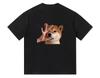 Shiba Inu Shut Up Fun Dog Hakimi Funny Print Top W Short Sleeve Niche Summer Women Versatile Fashion Women High Quality Tee