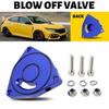 For 15-21 Civic Honda Blow Plate Vortex Valve Off Spacer Blue BOV Adapter