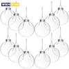 6Pcs Clear Plastic Christmas Ball Fillable Ornament Xmas Tree Hanging Bauble Pendant  Christmas Home Decoration  Gift