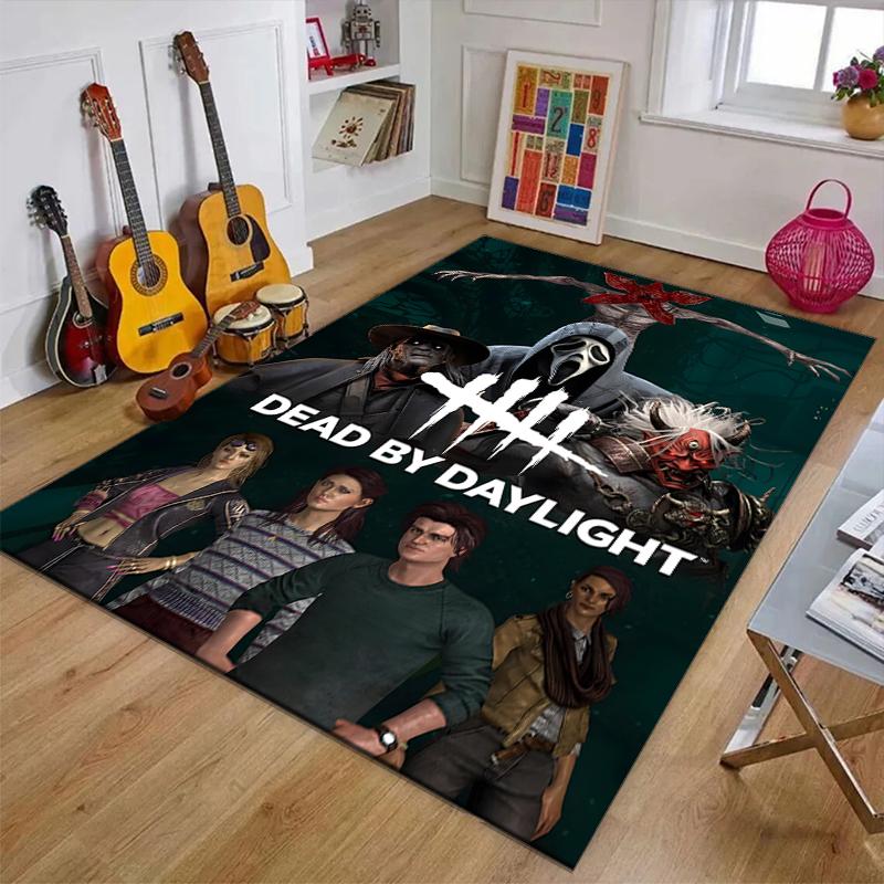 Dead by Daylight Polyester Carpet, Soft Indoor Mat for Office Chair, Living Room, Computer Desk - Decorative Home Office Rug Design