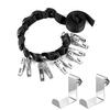 Door Back Hanger Cap Clip Hats Handbag Bag Tie Jacket Hanging Storage Hook Hotel Bedroom Closet Wardrobe Organizing Rack