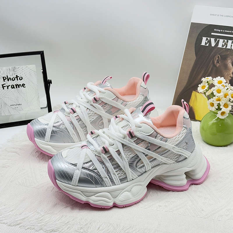 Paris dad shoes women's platform old retro 2025 spring and autumn new casual mesh breathable fashion sports shoes tide