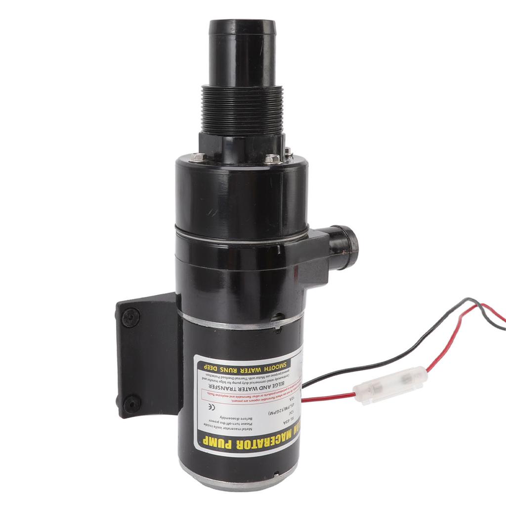 Waste Water Pump Prevent Clog Multi Protection Efficient Macerator Pump for Toilet RV Yacht Kitchen