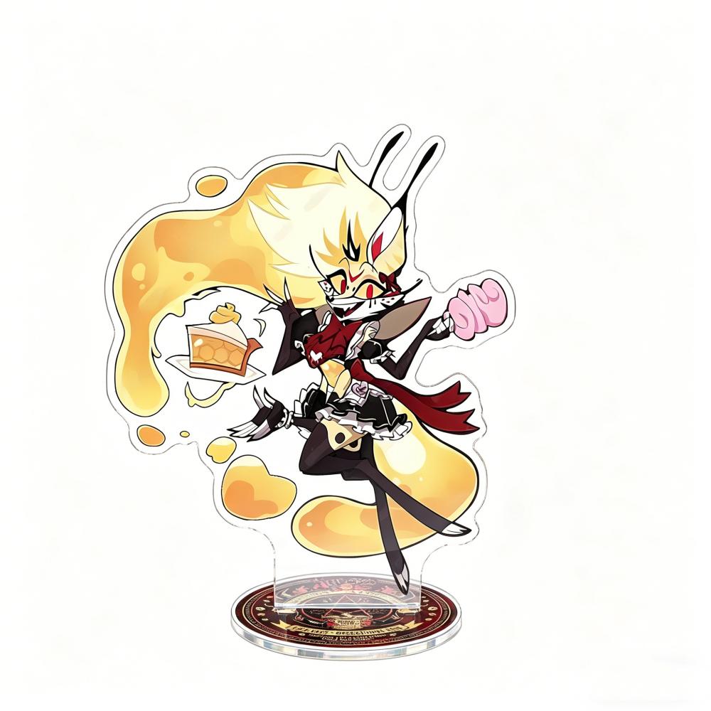 Helluva Boss Anime 15cm Acrylic Standee Keychain Full Set Loona Fizzarolli Maid Series Kawaii Desktop Decor
