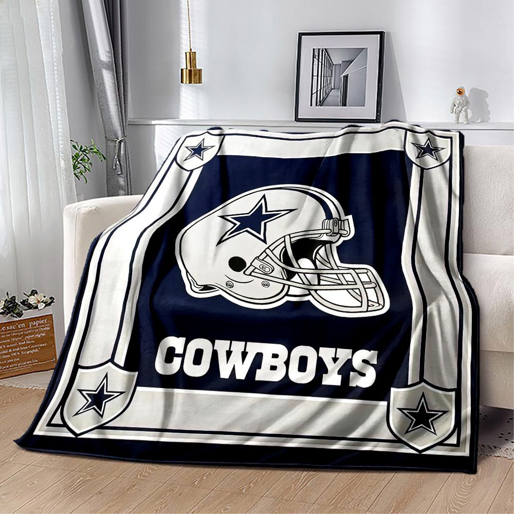 Dallas Blanket Soft Warm Cozy Perfect for Bed Picnics Chair for All Occasions Playful Design Best Holiday Gift for Friends Family