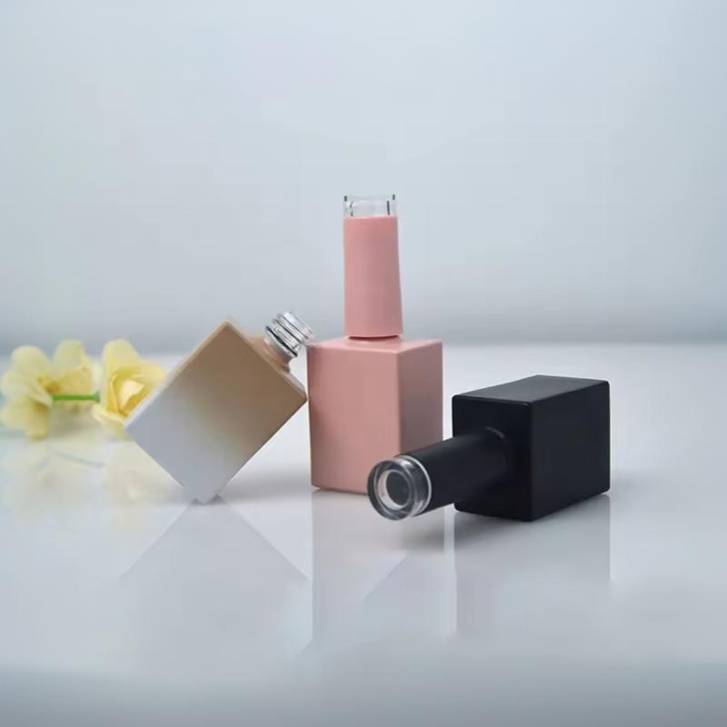 1Pcs Empty Nail Gel Bottles 10Ml 15Ml Colorful Nail Polish Bottles With Brush Beauty Nail Oil Bottle Cosmetic Containers