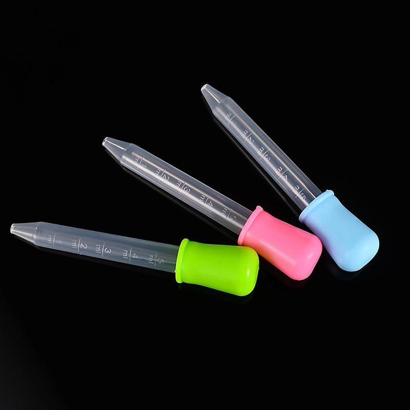 Silikonová pipeta s dávkovačem dětských léků pro děti 5 ml