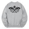 KAN6312 Kmg0179 Custom Khan Fleece-Lined Sweatshirt Gray