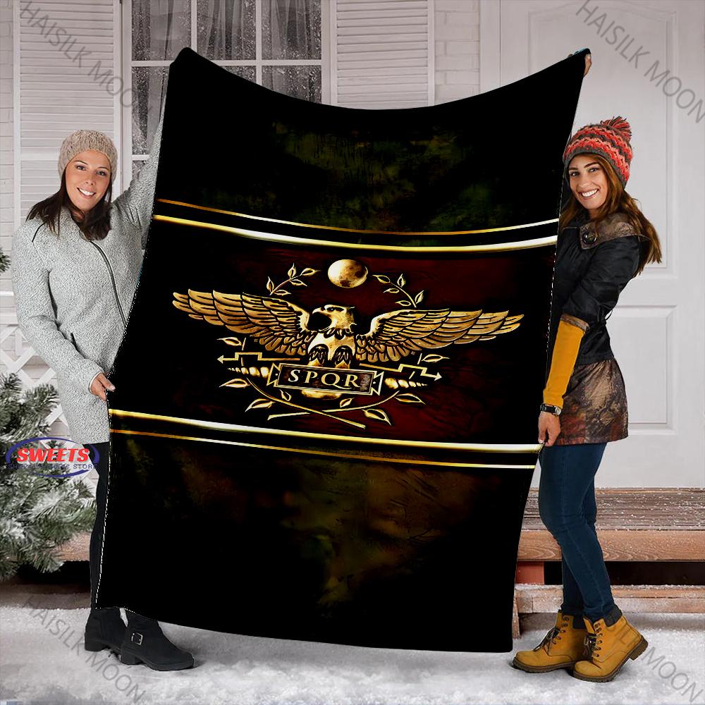 15 Styles Distant Mysterious Roman Empire Print Fluffy Throw Camping Blanket for Children Sofa Throw Thin Blanket Fashion Gifts