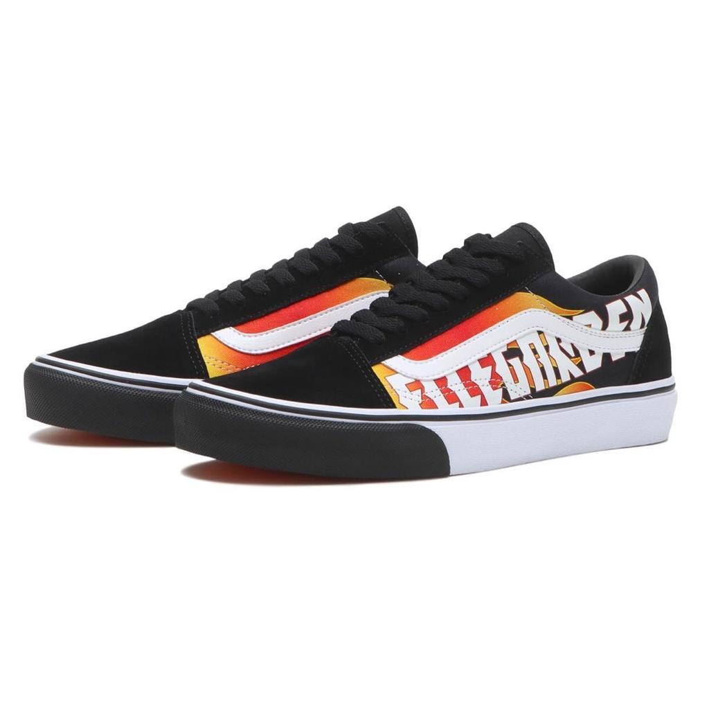 687687-0001 ELLEGARDEN A Vans Old Skool Black Flame (V36CF ELLE) (Men's)