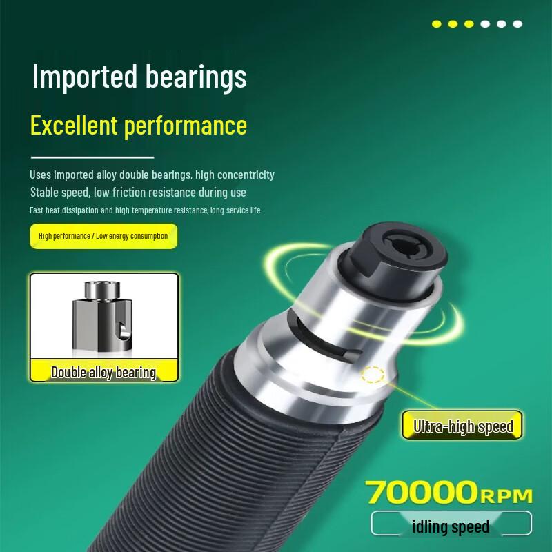 Handheld Pneumatic Micro Die Grinder Pen 65000 RPM CN Plug (adapter Included)