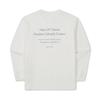 [Snowpeak] Sorona Lettering Long-Sleeve T-Shirt Off White (S26SUFTL62)