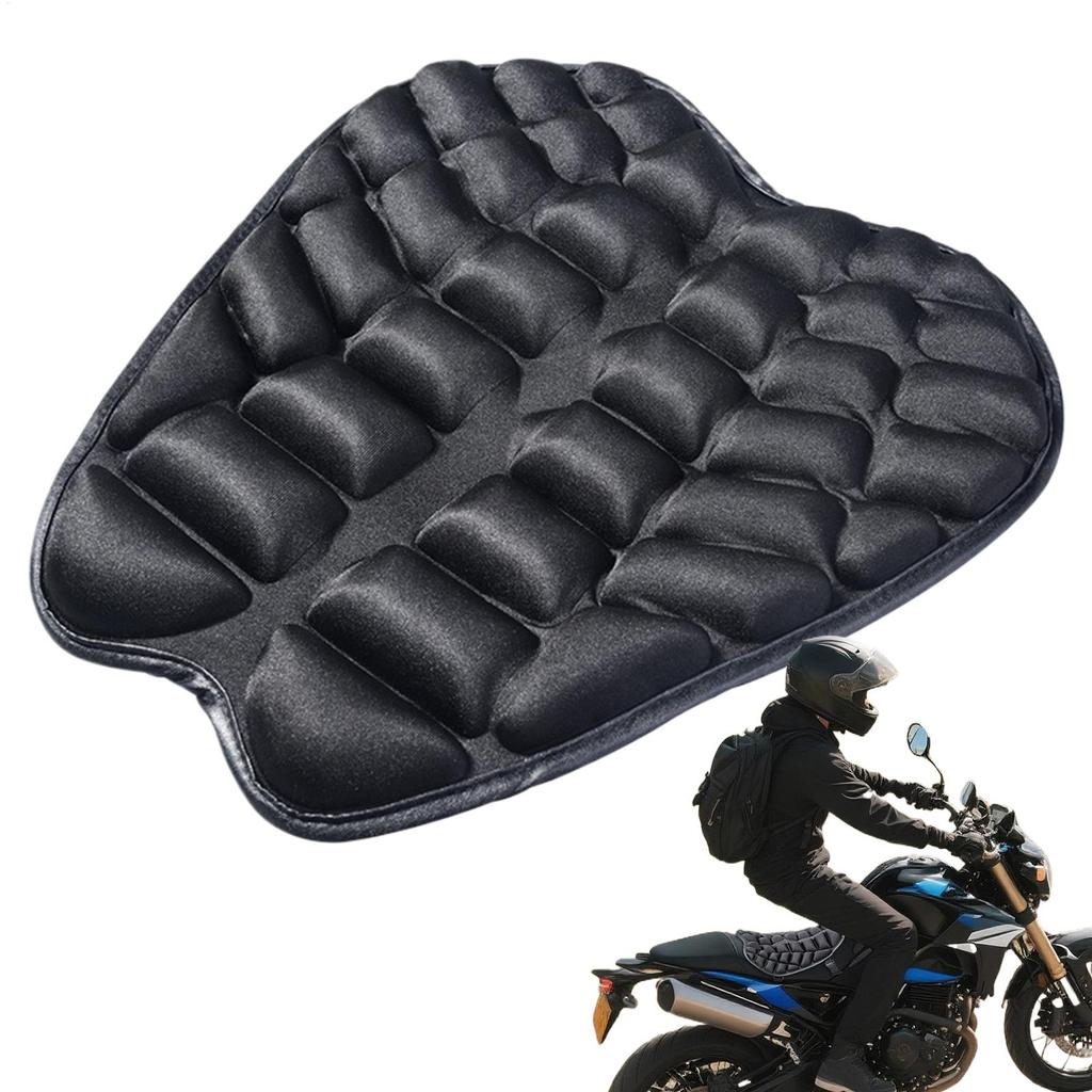38.5x35cm Motorcycle Seat Cushion Non-Slip Riding Accessory TPE Shock Absorption Motorcycle Seat Pad Universal Air Cushion