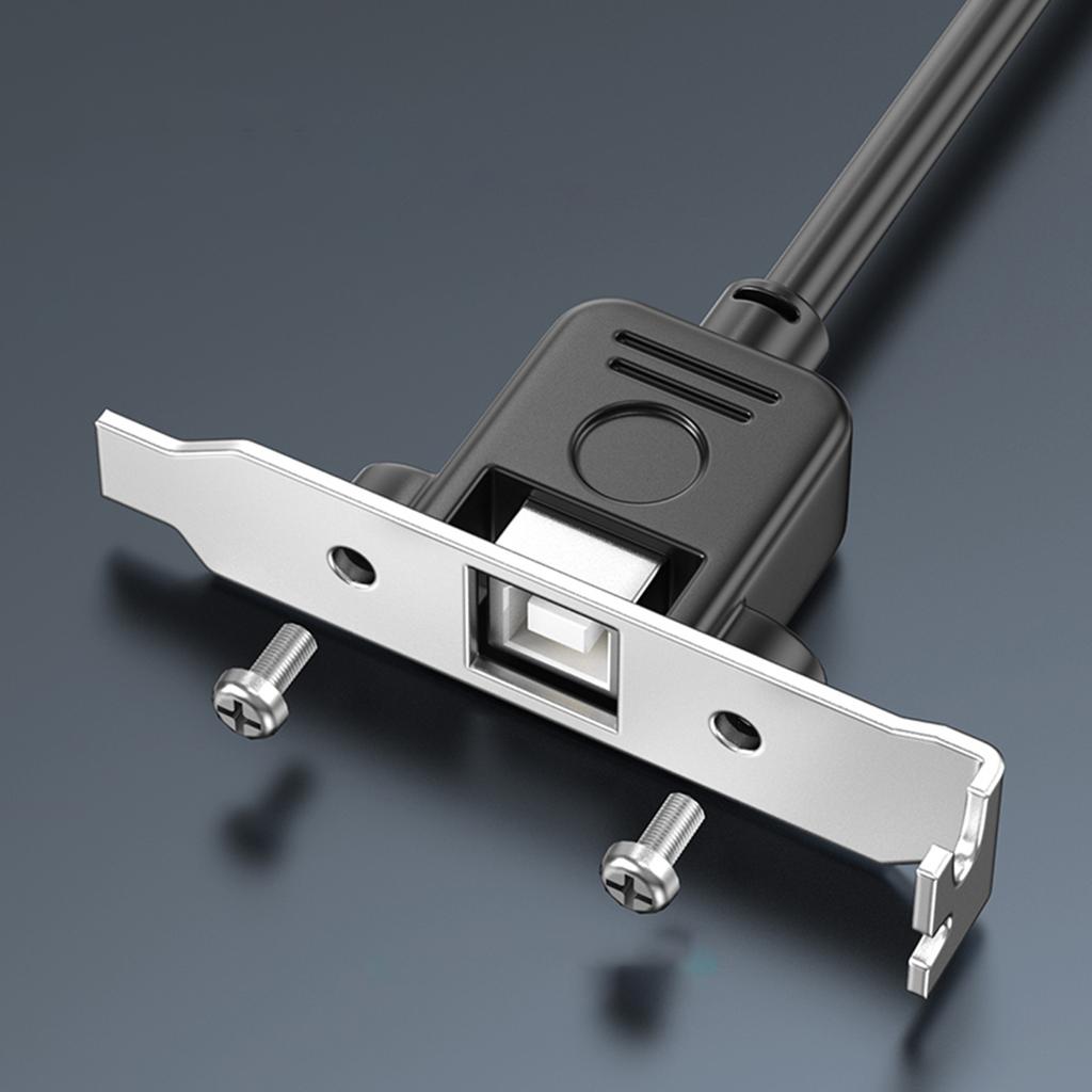 Cavo USB 2.0 Tipo B per Stampante Scanner con Viti per Montaggio a Pannello Lunghezza Estesa 480Mbps Trasferimento Dati Veloce