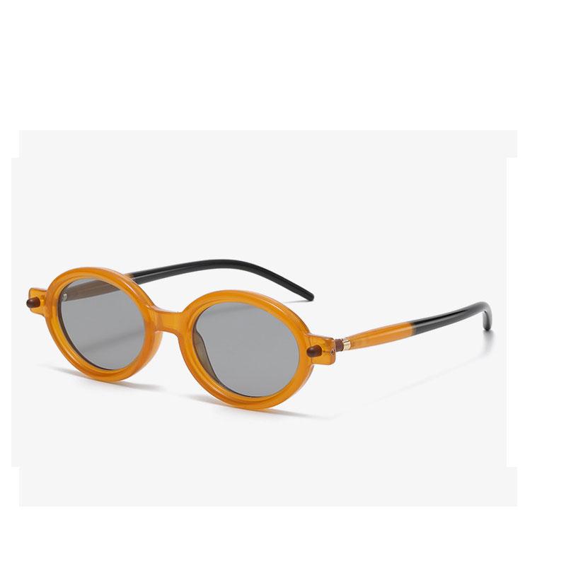Vintage Small Frame Punk Sunglasses Men Luxury Brand Designer Sun Glasses Male Fashion Round Hip Hop Gafas De Sol