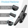 PATIKIL 152mm Nylon Boat Dock Cleats 2pcs Kayak Rope Tie