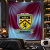 Wall Hanging Tapestry Burnley Football Print Cloth for Living Room Bedroom Home Decor
