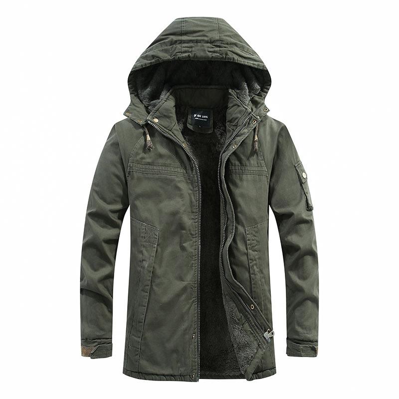 

Winter youth cotton-padded clothes men s winter clothes men s cotton clothes piled thickened washed tooling jacket men s 4XL