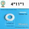 Thickened Nylon Plastic Flat Washer: Hard Plastic Gasket M2-M16