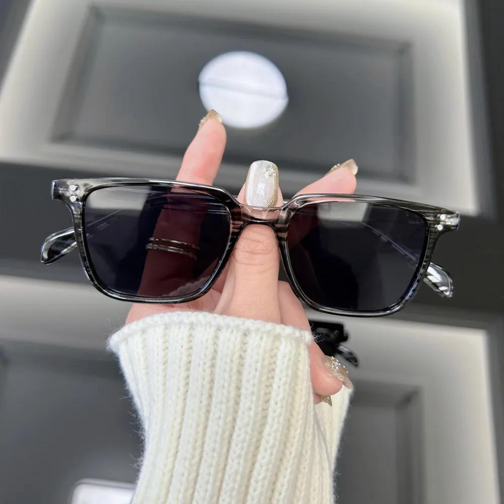 Square Vintage Sunglasses Men Women Brand Designer Retro Driving Sun Glasses Fashion Outdoor Mirror  Masculino
