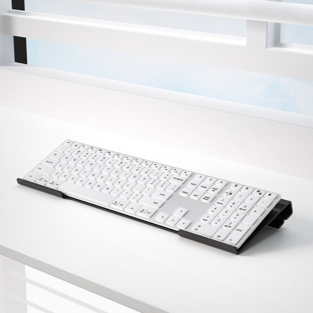 Langlebiger Computer-Tastaturhalter Klarer Acryl-Neigungstastaturständer Schreibtisch-Tastaturablage Schule
