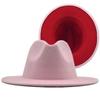 Hot-selling woolen top hat, new wild card, big red hat, ethnic style jazz hat, cashmere felt hat.