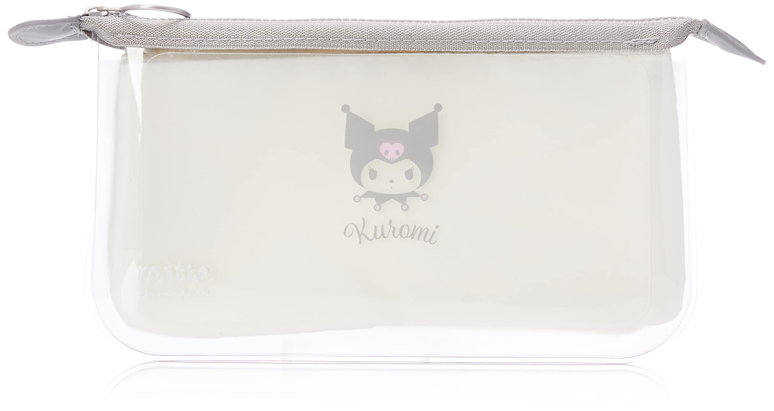 Канцтовары Sunstar Sanrio Прозрачный пенал Mitte Плоский Куроми Косметический Черный Футляр, чёрный