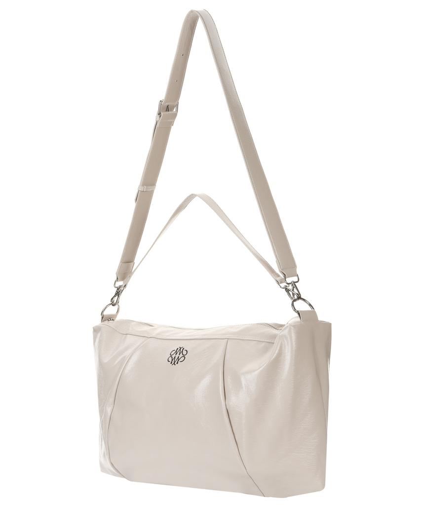 Nick&Nicole Nicole Mega Square Shoulder Bag_Cream