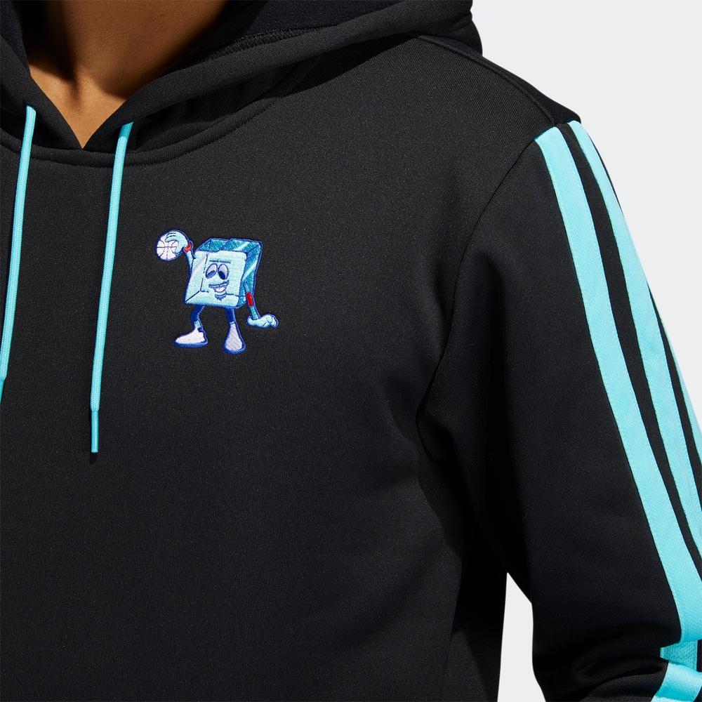 Adidas Trae Young Avatar Striped Hoodie Men Tops Black HB3125