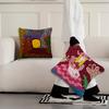 Cushion K-Kusama Y-Yayoi Cover Comfortable Soft Pillow Case Art For Sofa Living Room Home Office Decor And Protective Covers