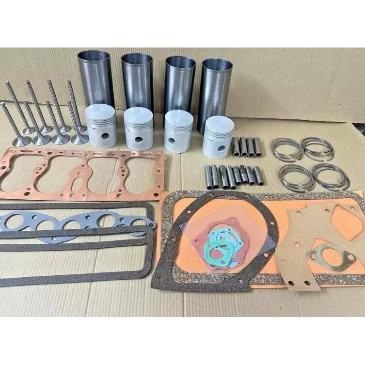 Engine Overhaul Kit Fits Willys Jeep 134 F-head 1950-72 Piston +Liner+Gaskit+Val