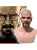 Realistic Bald Old Man Mask Breaking Bad Walter White Mask Heisenberg Latex Mask Adult Halloween Cosplay Party Masquerade Props