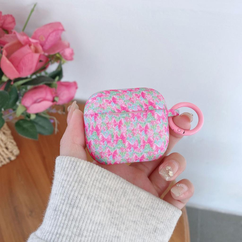 Internet celebrity ins small flower earphone case for AirPods pro1 earphone case silicone soft case