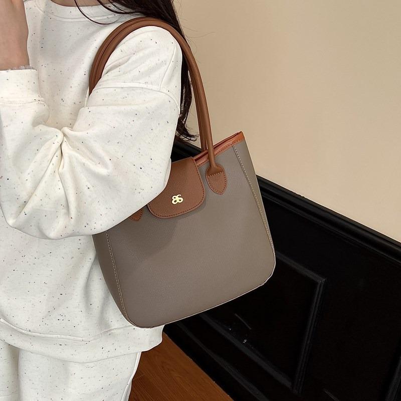 Casual tote bag women's new high-end fashion commuting shoulder bag versatile underarm bag