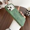 Luxury Faux Lambskin Leather Texture Phone Case For Samsung Galaxy S26 S25 S24 S23 Ultra Plus 5G Solid Color Matte TPU Cover