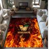 Venezia FC Football Print Crystal Velvet Rug, Comfortable Water Absorbent Non Slip Indoor Floor Carpet