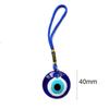 Blue Eye Lucky Eye Keychain Glass Bead Car Hanging Charm Car Jewelry Lucky Eye Pendant  Bag Charms