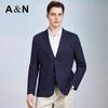 Antonio Men's Tencel-Linen Blend Old Money Style Casual Blazer