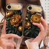 Prosperous Golden Peony For IPhone 17Pro Max 16 17 Pro 15 Pro 14 13 Plus 12 Mini 11Pro Max XR 16E 17 Air Golden glass phone case