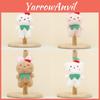 Adorable Plush Bunny Keychain Soft Toy Wholesale Teddy Bear Pendant Wedding Gifts