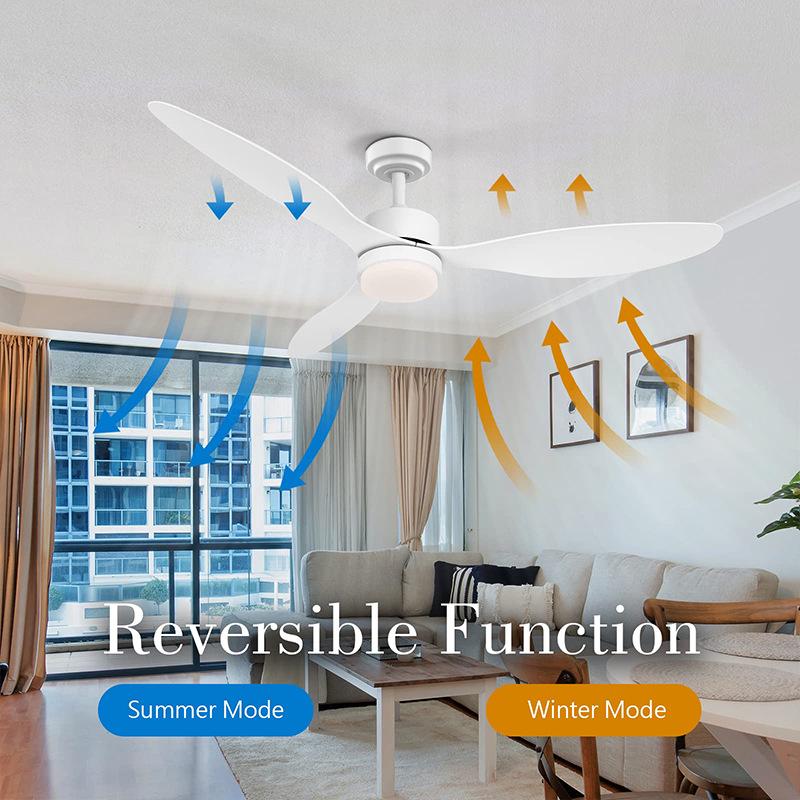Pure Copper Motor Ceiling Fan Light, 85-265V Wide Voltage Compatibility